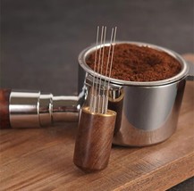Agitador de café en polvo de acero inoxidable, agitador de café Espresso, nivela - £17.57 GBP