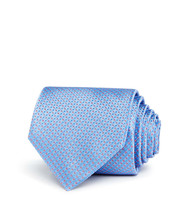 allbrand365 designer Mens Textured Neat Silk Classic Tie,Light Blue,One Size - £47.18 GBP