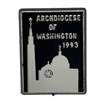 Archdiocese Of Washington Church Religion Religious Plastic Lapel Hat Pin - £4.69 GBP