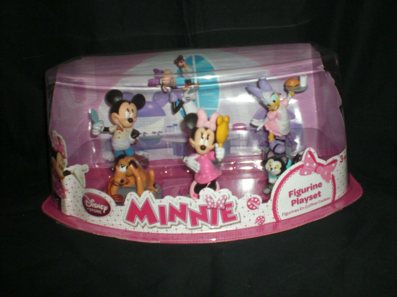 Disney Store Minnie Mouse 6 Piece Figurine Playset New W/T Sealed - $16.99