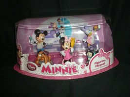 Disney Store Minnie Mouse 6 Piece Figurine Playset New W/T Sealed - £13.43 GBP