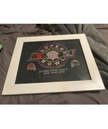 NFL 1995 Joe Robbie Stadium Throw Fabric Superbowl XXIX Picture Framed B... - $8.00 CAD