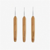 BambooLocs Hair Crochet Set - 3pcs (0.5mm+0.75mm+1mm) Steel Hook with Ba... - $13.85
