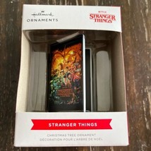Hallmark Netflix Stranger Things VHS Tape Christmas Tree Holiday Ornament New - £14.39 GBP