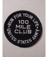 U.S. ARMY RUN FOR YOUR LIFE 100 MILE CLUB PATCH :KY25-20 - €7,73 EUR