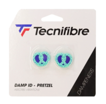 Tecnifibre Damp ID Pretzel 2pcs Dampener Tennis Racquet Absorbs Vibratio... - $21.90