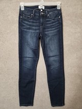 Paige Verdugo Ankle Skinny Jeans Womens 27 Blue Dark Wash Stretch - $29.57