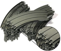 25pc Tomy Aurora Afx Ho Slot Car 1/8 12&quot; Radius Outside Curve Track Useable 2nds - £55.15 GBP