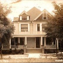 1911 RPPC Gerlach Residence Woodward Ok Home from the Street Photo Postcard - £31.42 GBP