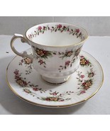 Vintage Elizabethan Caprice Fine Bone China Cup &amp; Saucer Made in England - $346.64 MXN