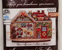 Toy Shop Christmas Cross Stitch Kit 0507 Kateryna Besperstova New Town - $20.98