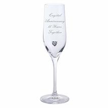 Chichi Gifts 2 Crystal Anniversary 15 Years Together Pair of Dartington Champagn - £21.01 GBP