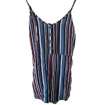 UK2LA Striped Romper with Button Front - $9.75