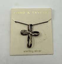 Amethyst Cross Necklace 24k Gold Plated over Sterling Silver Iridescent ... - $29.65