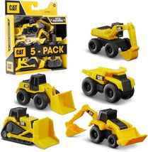 Cat Construction Little Machines 5 Pack - Great Cake Toppers - $12.34