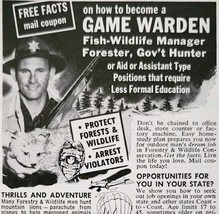 1969 School Of Conservation Game Warden Advertisement Fish Wildlife Rang... - $19.99
