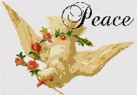 Pepita needlepoint kit: Peace, 10&quot; x 7&quot; - £37.55 GBP+