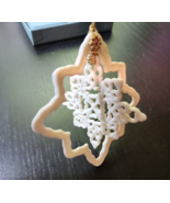 Lenox Porcelain Christmas Ornament Winter Wonders Snowflake 3D Rotating ... - £71.12 GBP