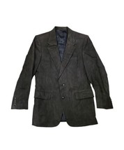 Vintage Christian Dior Monsieur Grey Suede SPORT COAT Men&#39;s Blazer Jacke... - £70.43 GBP