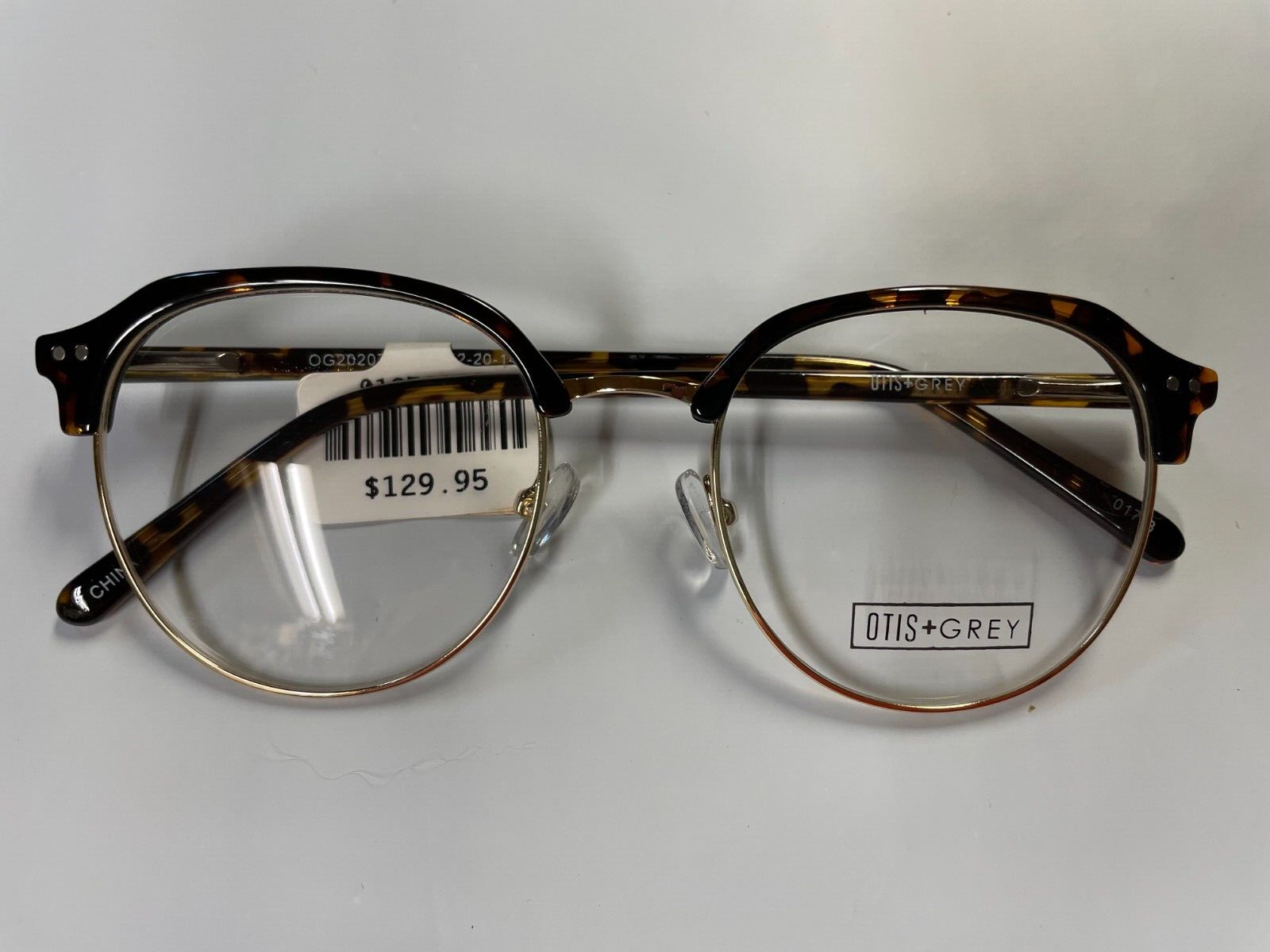 Otis Grey Eyeglasses Frames OG 20207 Tortoise Gold 52-20-140