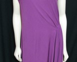 Haute Hippie Purple Sleeveless One Shoulder Shift Dress Small Asymmetric... - $39.55