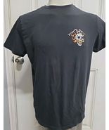 Wrangler Mens Medium TShirt Black Skull Biker - $14.85