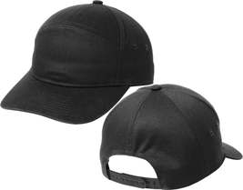 Mens 100% Cotton Twill 7-Panel Cap High-Profile Structured Snapback Hat ... - $12.99