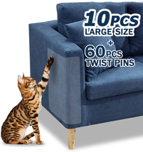 10 Pcs Furniture Protectors from Cats, Clear Self-Adhesive Cat Scratch - £21.81 GBP