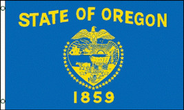 2x3 Oregon Flag 2'x3' House Banner grommets super polyester - $15.19