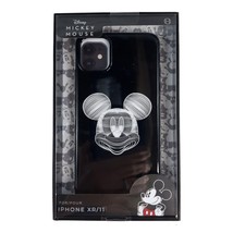 Disney Mickey Mouse Apple iPhone XR /11 Case Cover Black Protective Slim Habitu - £14.30 GBP