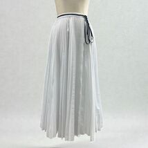 NWT Oscar de la Renta White Pleated Skirt Size XS - 25" Waist Retails $1... - €168,77 EUR