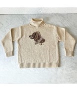 Vintage Lauren Ralph Lauren Dog Sweater Exclusive Hand Knit Cream-Petite... - $4,340.05 MXN