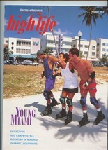 British Airways High Life Magazine October 1993 Young Miami Ski Action  - £15.50 GBP