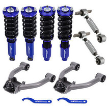 Adjustable Coilovers + Front Rear Camber Control Arms For Honda CR-V CRV 1997-01 - £569.78 GBP