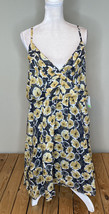 downeast NWT $44.99 women’s Zoe Sleeveless dress Size XXL Black Yellow J10 - £10.11 GBP