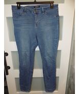 d.jeans High Waist Skinny Jeans Blue Stretch Denim Size 14 Women&#39;s - $30.77 CAD