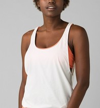 prAna Laria Sz Small (S) Full Cover Layered Sports Tankini Top Bright Ca... - $39.59