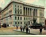Court House Building Street View Baltimore Maryland MD UDB Postcard UNP N17 - $6.72