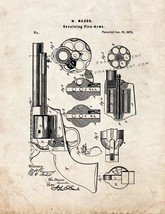 Mason Revolving Fire-arm Patent Print - Old Look - $185.46 MXN+