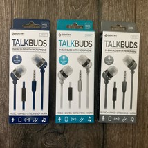 (3) Sentry &quot;TALKBUDS&quot; Earbuds w/Microphone &amp; Case (HD224) - $17.57