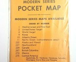 NOS Sealed Vintage 1950&#39;s Cram&#39;s Modern Series Pocket Map Asia #305 - $13.32