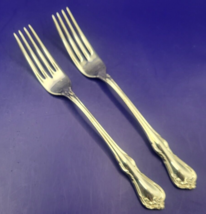 Reed &amp; Barton COTTAGE ROSE 1985 Elite Silverplate Dinner Forks 7 1/4&quot; Se... - £18.41 GBP