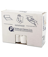 10 Rolls Inteplast Group High-Density Can Liner 40 x 48 45gal Clear 25/Roll - $61.39 CAD
