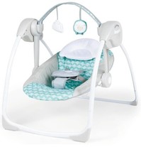 Brand new in box Ingenuity ConvertMe Swing-2-Seat Portable Swing baby po... - $52.25