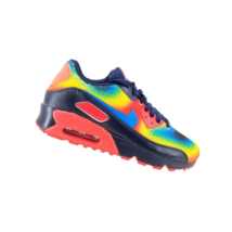 NIKE AIR MAX 90 QS (GS) &quot;HEAT MAP&quot; TRAINERS  847656 400 Size 7.5 Youth S... - $148.27