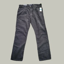 American Rag Mens Jeans 36W X 32L Corduroy Slim Straight Gray Tags - £15.65 GBP