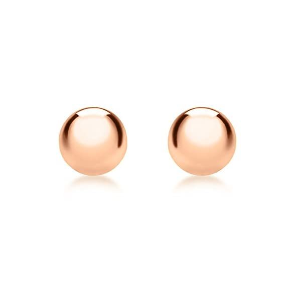 Carissima 9 ct Rose Gold 12 mm Ball Stud Earrings  - $332.00