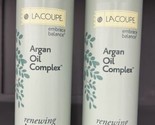 2X Lacoupe Argan Oil Body Lotion Dovelok Dispenser 12.17 oz W/ Pump 2 BO... - £37.98 GBP