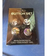 Misfits Band 4 Pins Button Set New in Package - £7.77 GBP