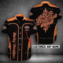 SALE!!_Harley-Davidson Orange Hawaiian 3D All Size S-5XL Unisex - £8.17 GBP+